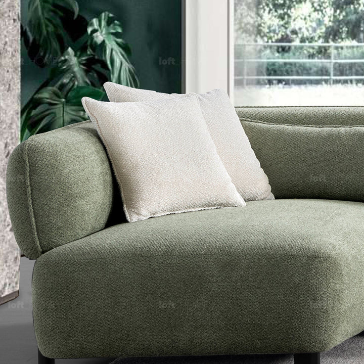 Minimalist mixed weave fabric l shpe sectional sofa plush 3+l environmental situation.