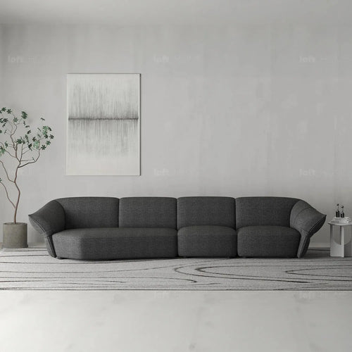 Modern Mixed Weave Fabric Modular Armless 1 Seater Sofa PETALS Good to Know Preview-1