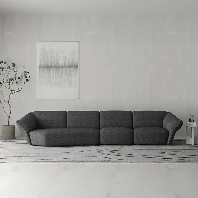 Modern Mixed Weave Fabric Modular Armless 1 Seater Sofa PETALS Good to Know Preview-1