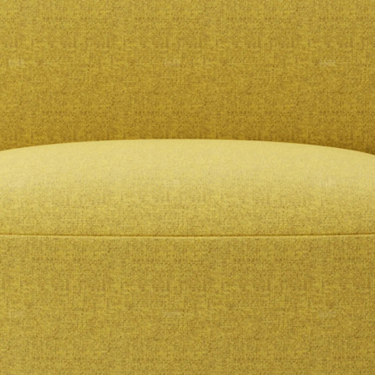 Modern mixed weave fabric modular armless 1 seater sofa petals detail 2.