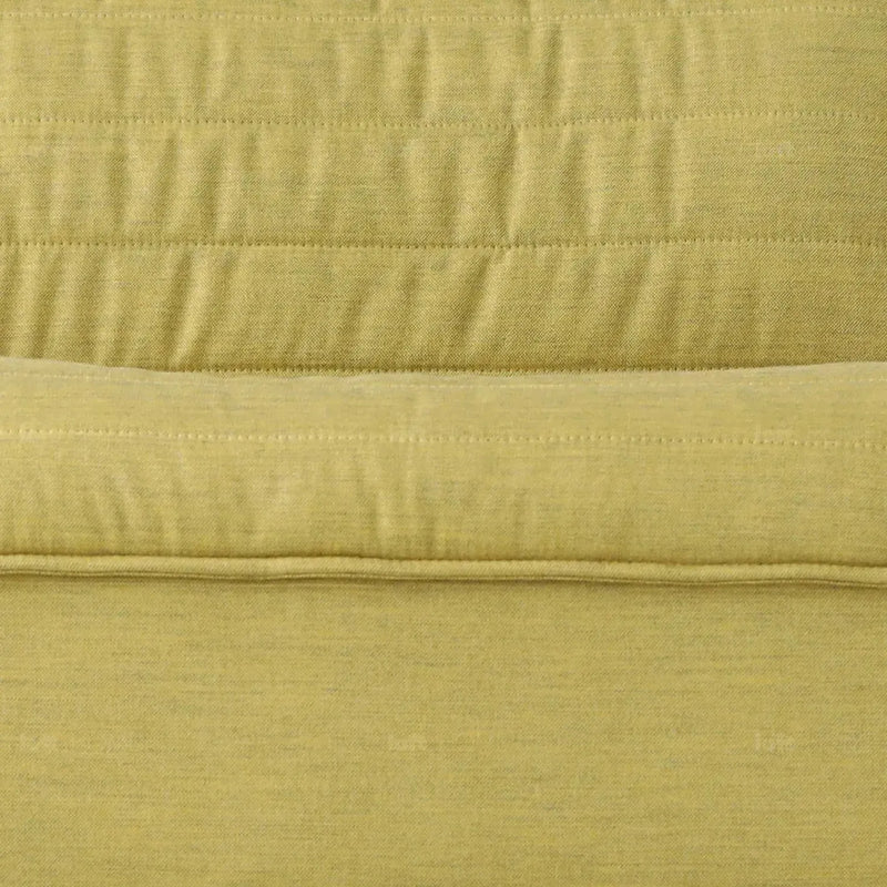 Modern mixed weave fabric rocking 1 seater sofa hobbyhorse detail 3.
