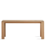 Minimalist Oak Wood Veneer Plywood Dining Table HORIZON