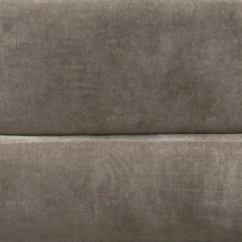 Cream sherpa fabric 3 seater sofa calyx in still life.