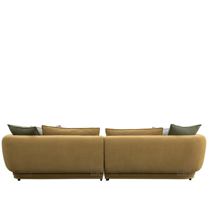 Minimalist sherpa fabric 4.5 seater sofa berlin color swatches.
