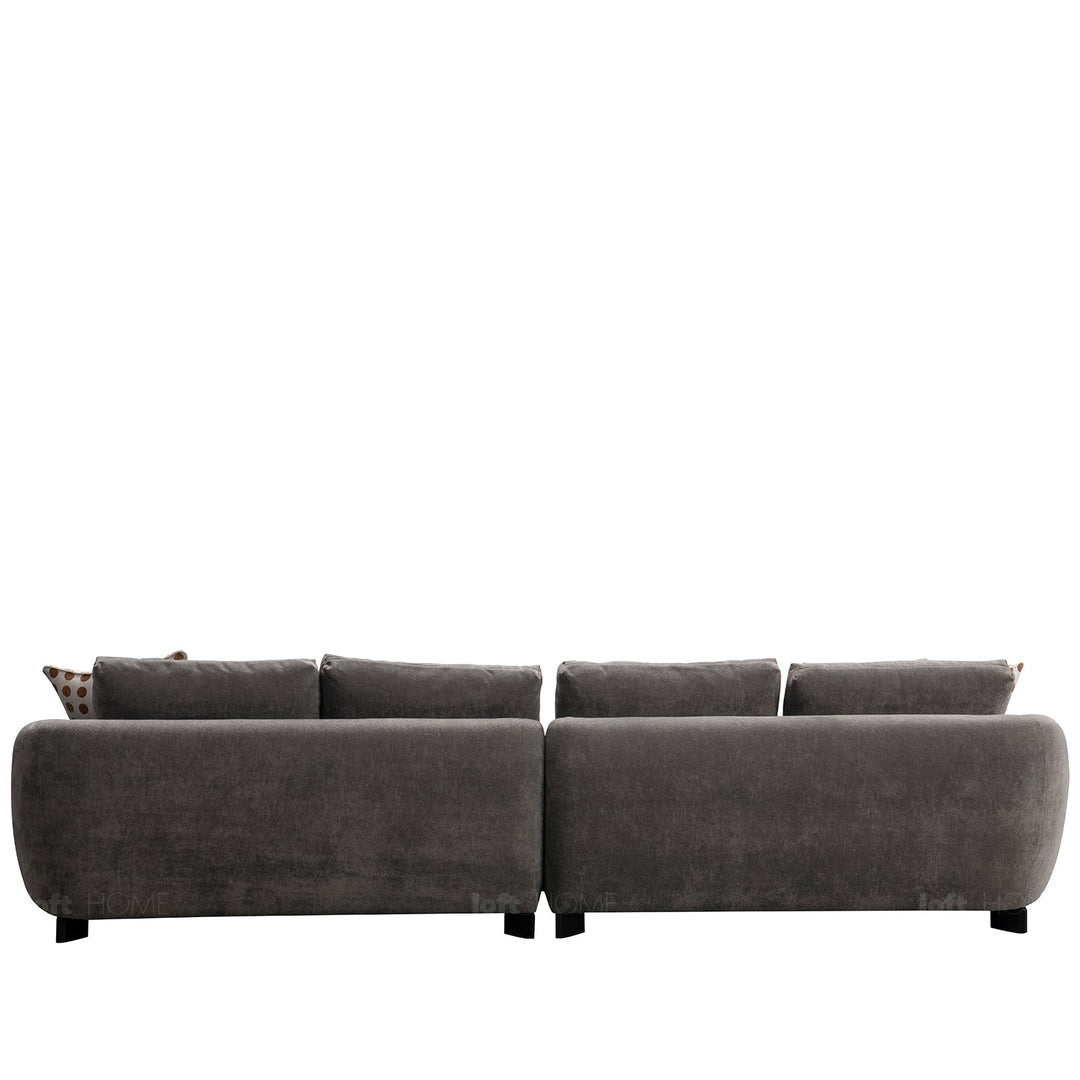 Minimalist sherpa fabric 4.5 seater sofa grand conceptual design.