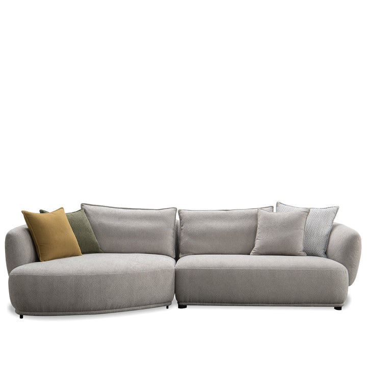 Minimalist sherpa fabric l shape sectional sofa granitovã� 3+l environmental situation.