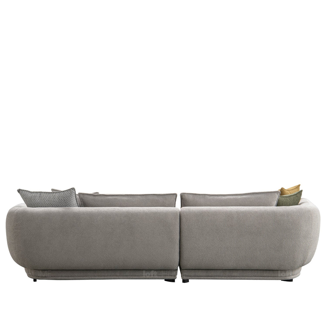 Minimalist sherpa fabric l shape sectional sofa granitovã� 3+l material variants.