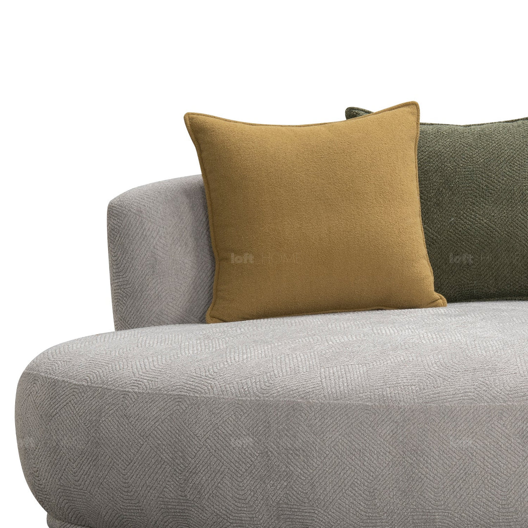 Minimalist sherpa fabric l shape sectional sofa granitovã� 3+l with context.