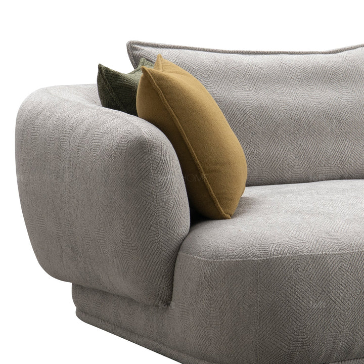 Minimalist sherpa fabric l shape sectional sofa granitovã� 3+l in details.
