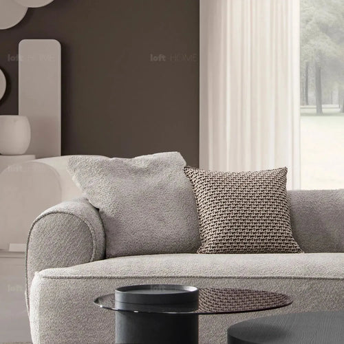 Minimalist Sherpa Fabric L Shape Sectional Sofa LIVING 4+L Good to Know Preview-1
