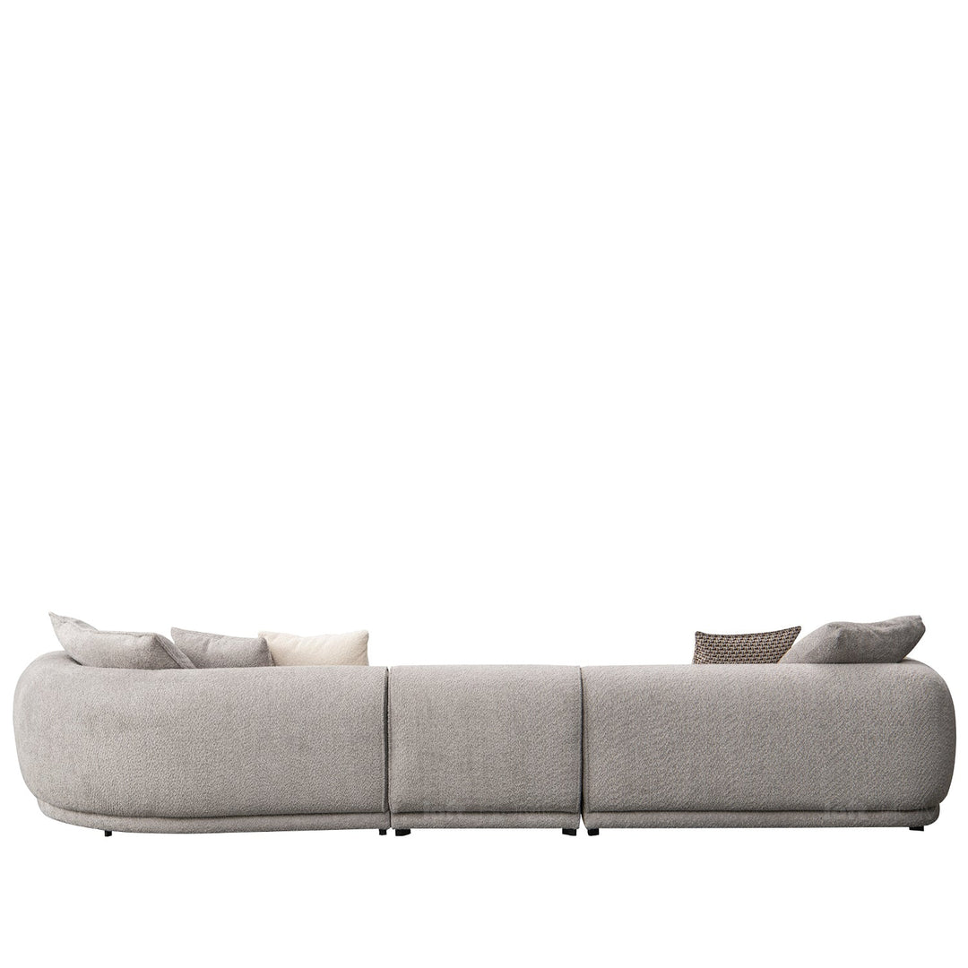 Minimalist sherpa fabric l shape sectional sofa living 4+l situational feels.