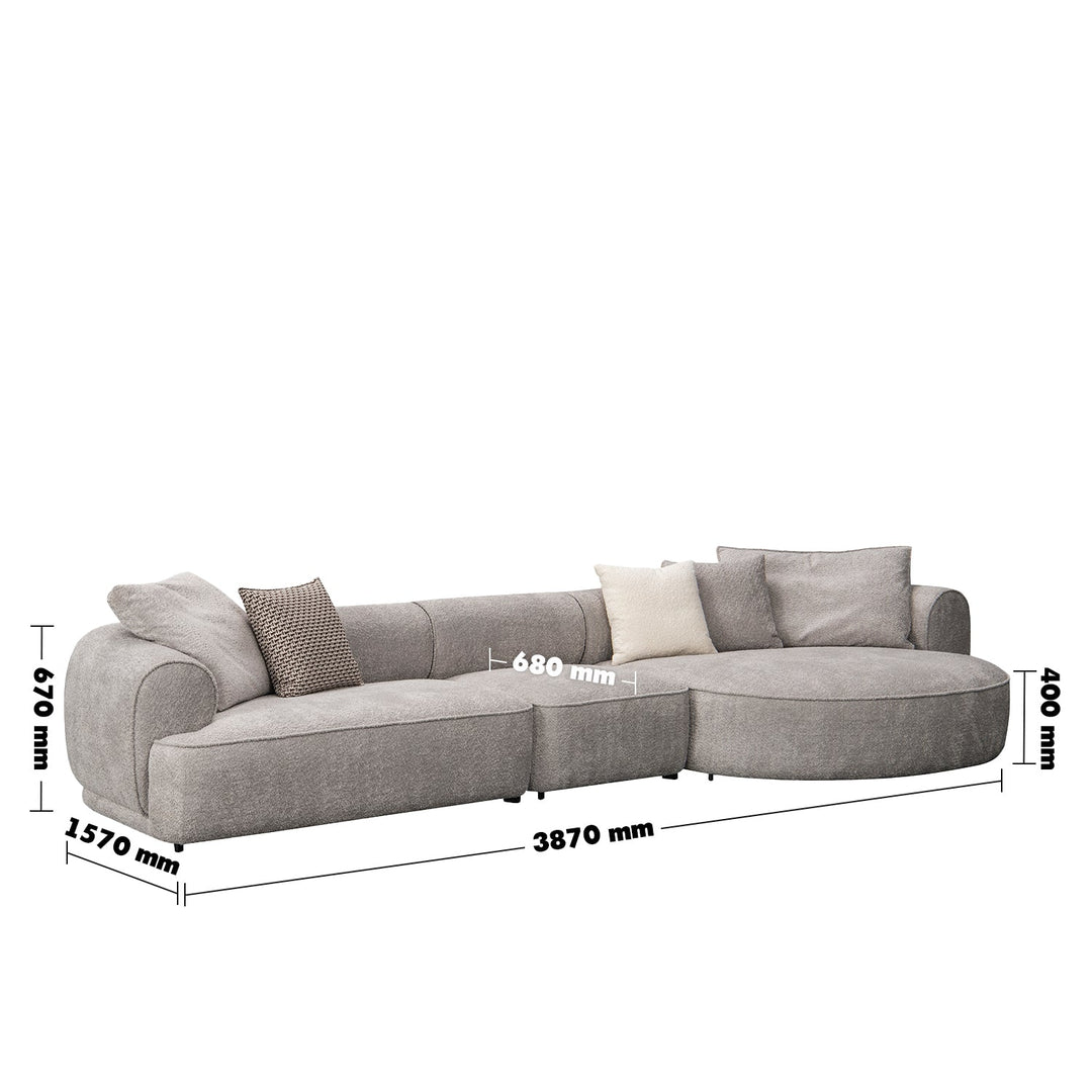 Minimalist sherpa fabric l shape sectional sofa living 4+l size charts.