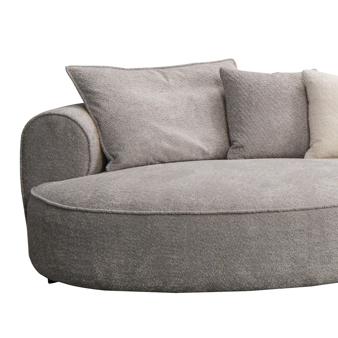 Minimalist sherpa fabric l shape sectional sofa living 4+l color swatches.