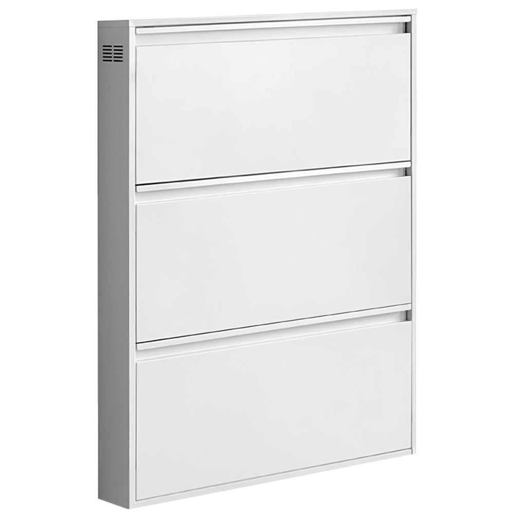 Bauhaus steel shoe cabinet slim detail 5.
