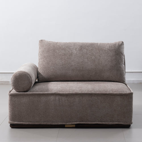 Modern Corduroy Velvet Fabric Modular Corner 1 Seater Sofa CORDY Good to Know Preview-1