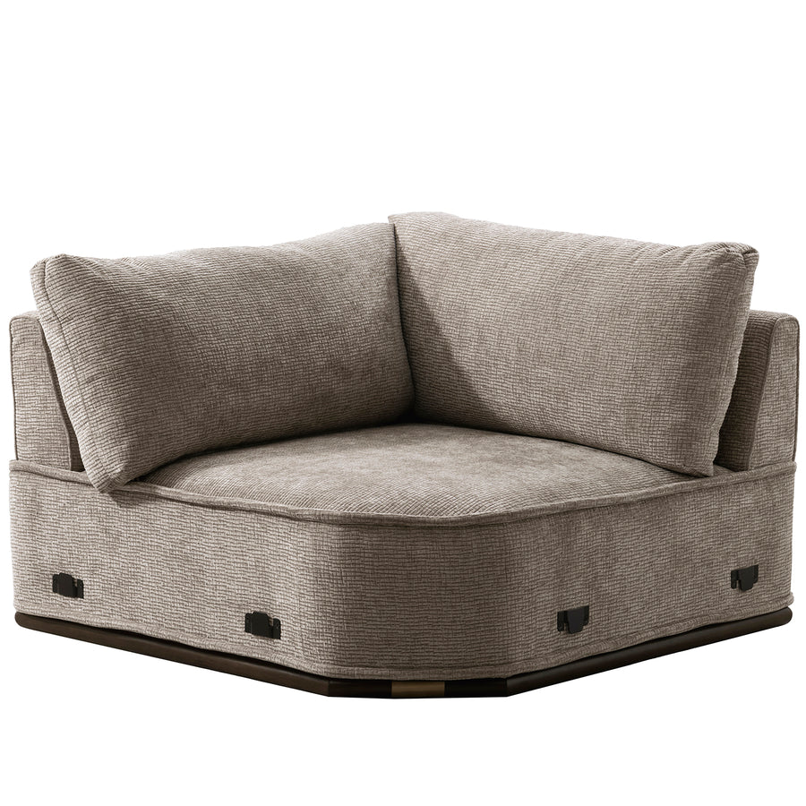 Minimalist Corduroy Velvet Fabric Modular Joint Connection 1 Seater Sofa CORDY