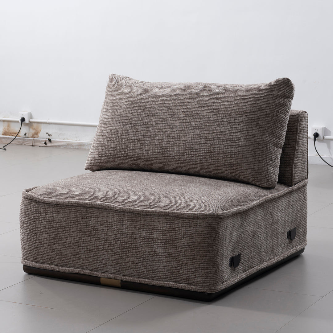 Minimalist corduroy velvet fabric modular l shape sectional sofa 4+l cordy situational feels.