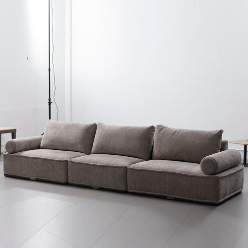 Modern Corduroy Velvet Fabric Sectional 5 Seater Sofa CORDY Good to Know Preview-1