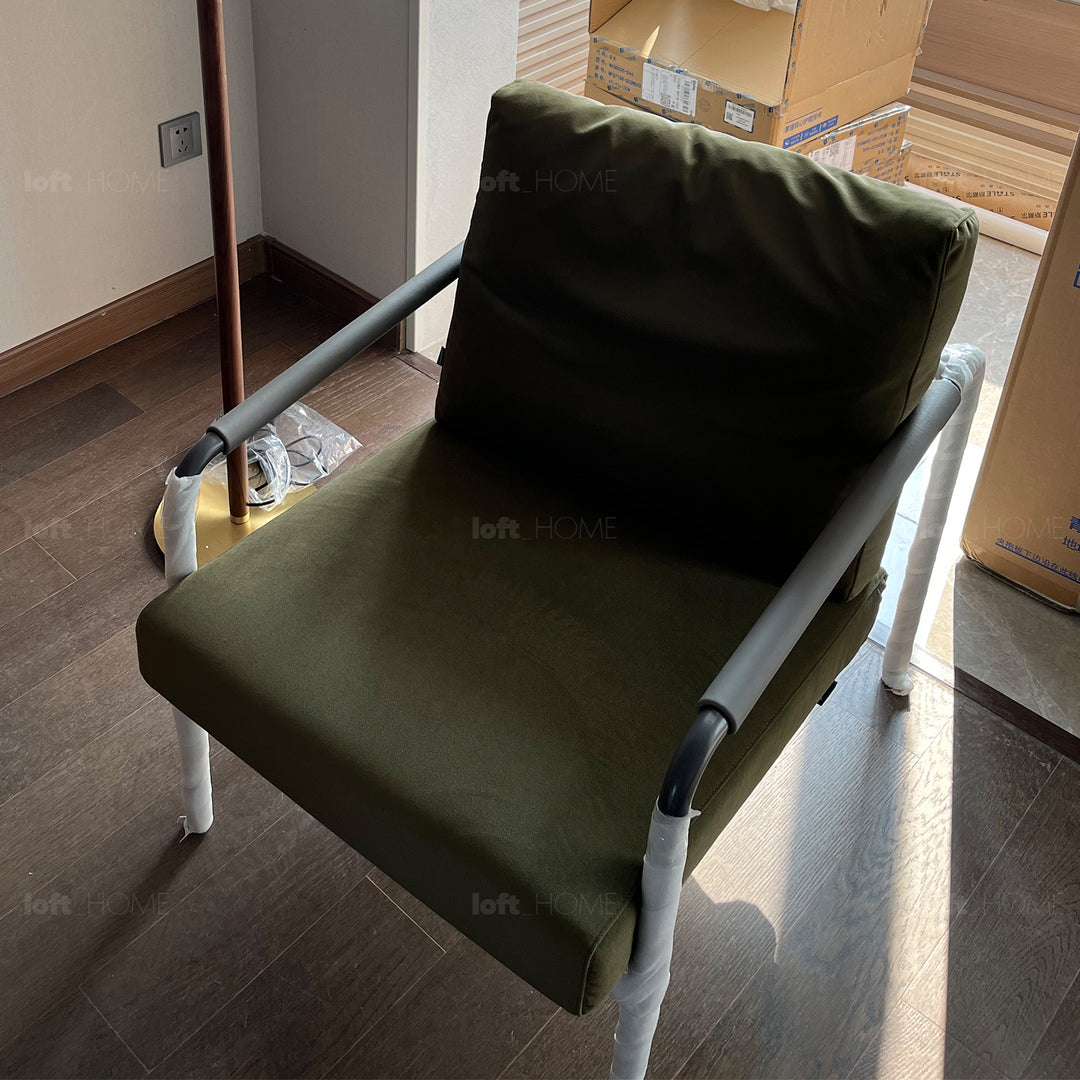 Minimalist Fabric 1 Seater Sofa VEMB Detail 6