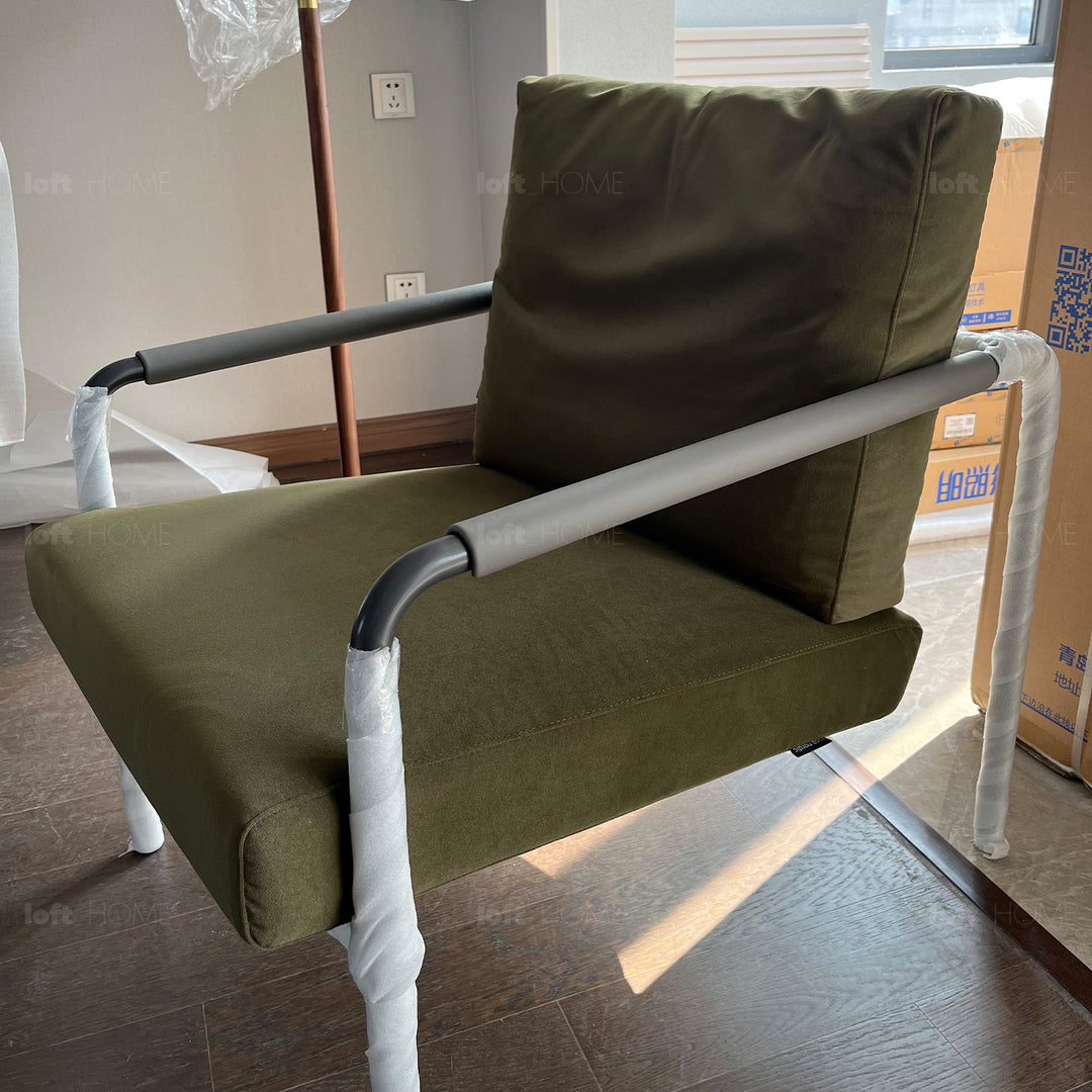 Minimalist Fabric 1 Seater Sofa VEMB Detail 7
