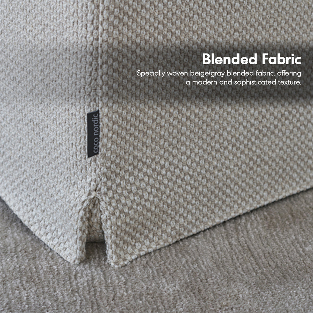 Minimalist Fabric 1 Seater Sofa YAN Environmental