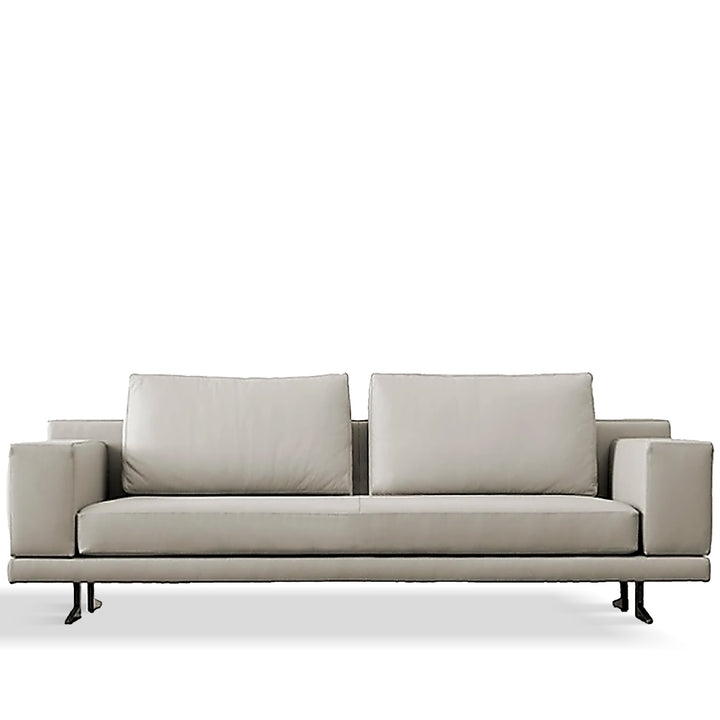 Minimalist Fabric 2 Seater Sofa BOLOGNA White Background
