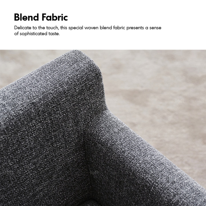 Minimalist Fabric 3.5 Seater Sofa ANN Panoramic