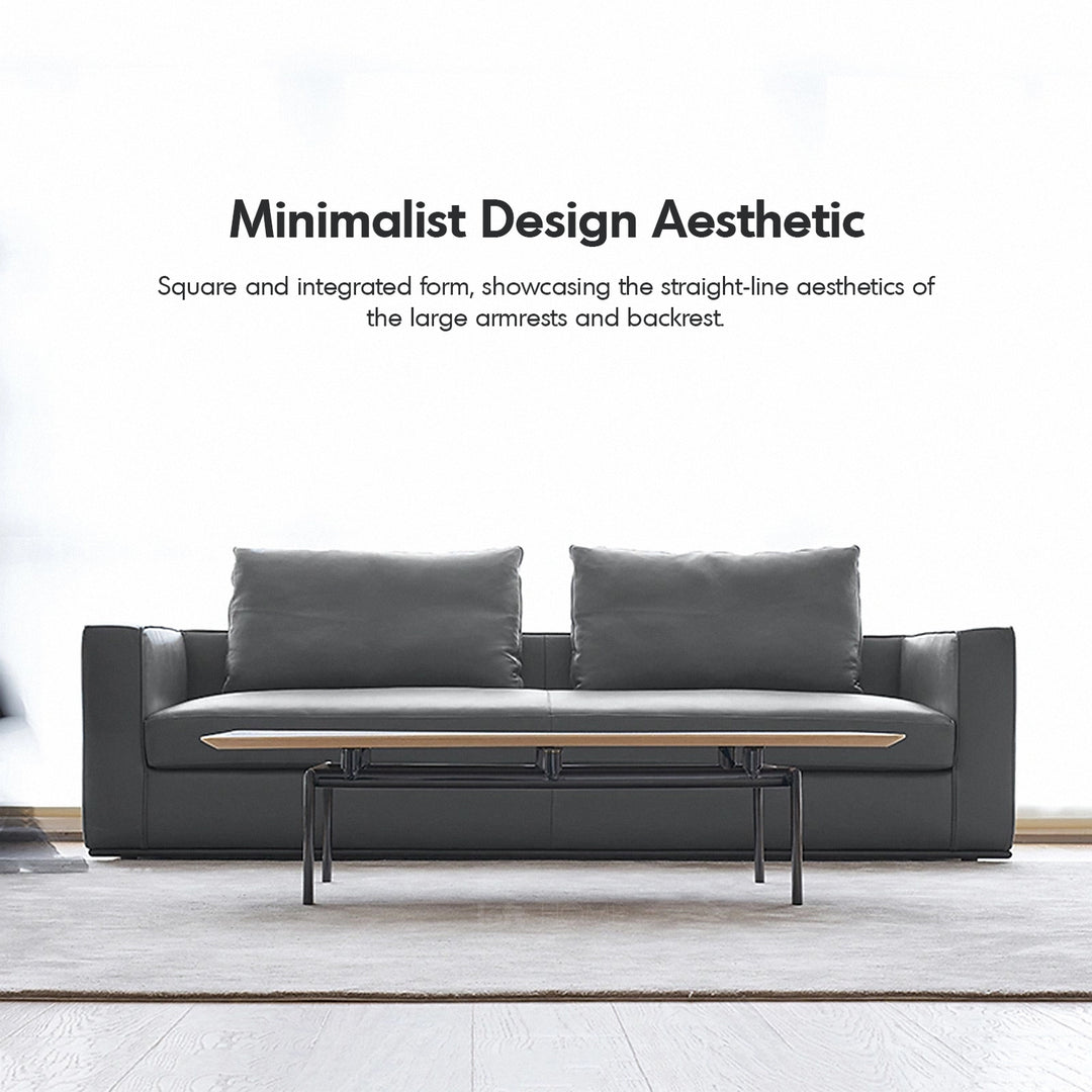Minimalist Fabric 3.5 Seater Sofa COMO Detail