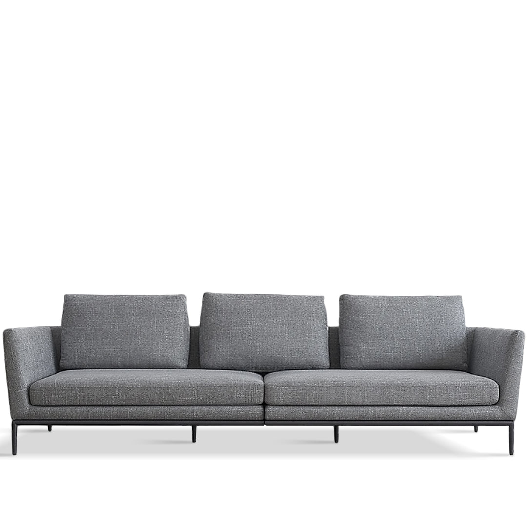Minimalist Fabric 3.5 Seater Sofa GRACE White Background