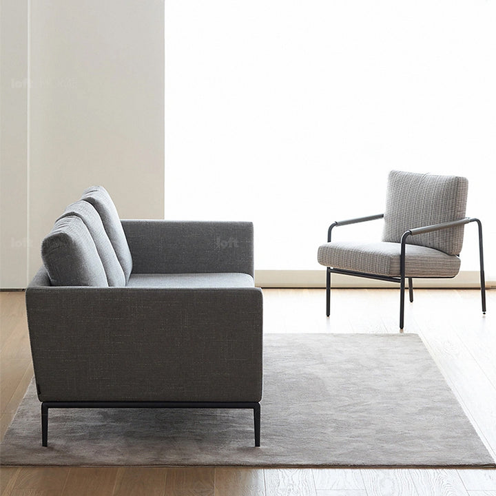 Minimalist Fabric 3.5 Seater Sofa GRACE Detail 4