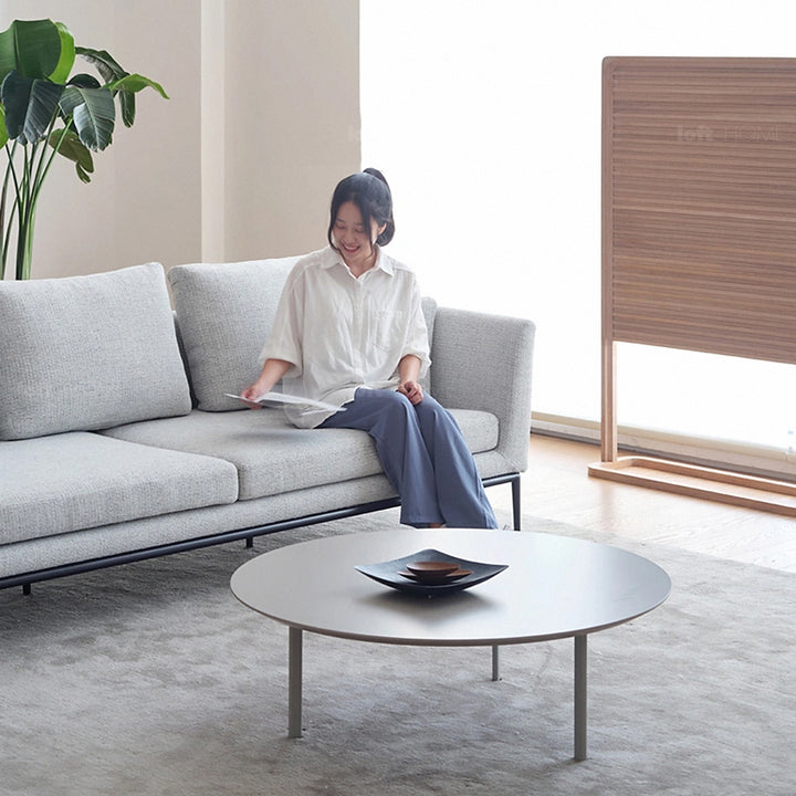 Minimalist Fabric 3.5 Seater Sofa GRACE Detail 1