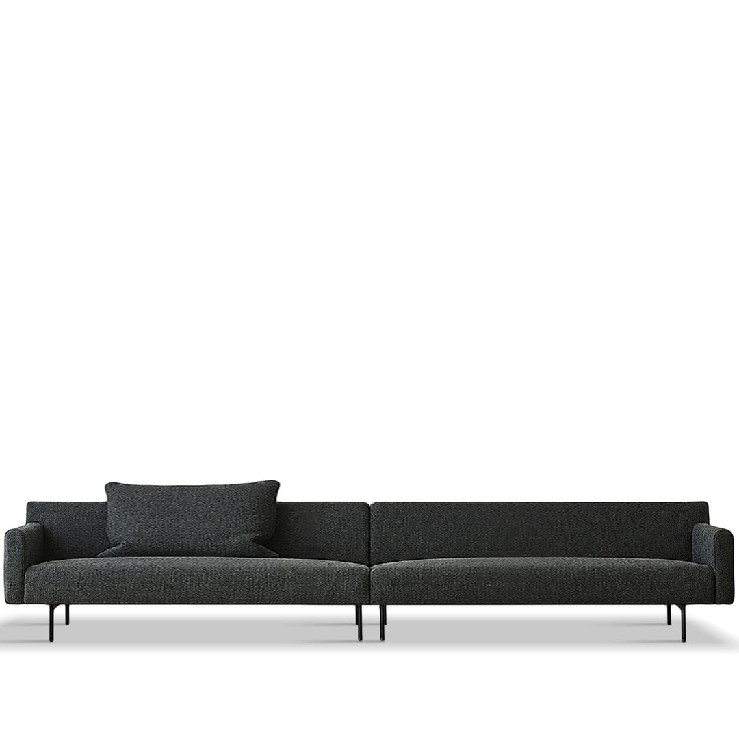 Minimalist Fabric 4.5 Seater Sofa ANN White Background