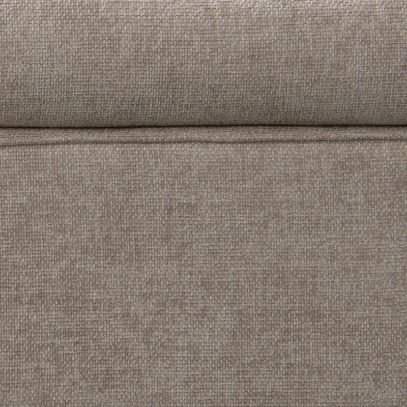 Modern mixed weave fabric 5 seater sofa aumn in details.