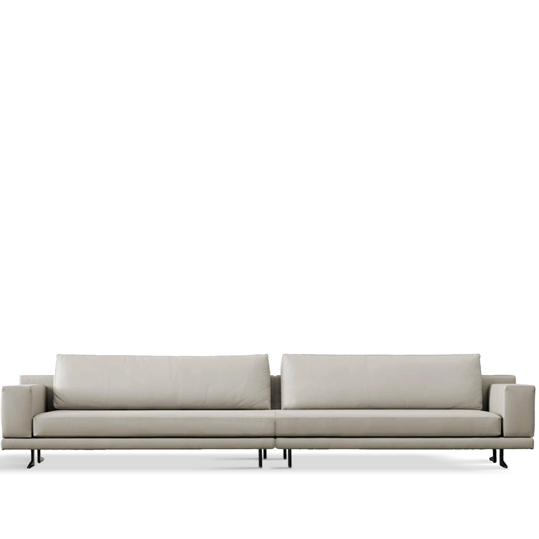 Minimalist Fabric 4.5 Seater Sofa BOLOGNA White Background