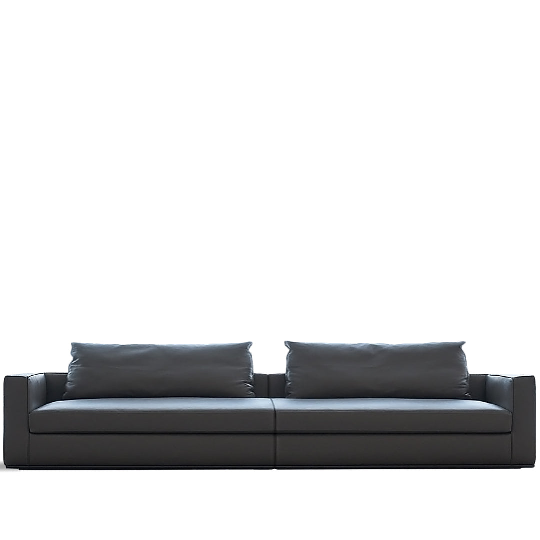 Minimalist Fabric 4.5 Seater Sofa COMO White Background