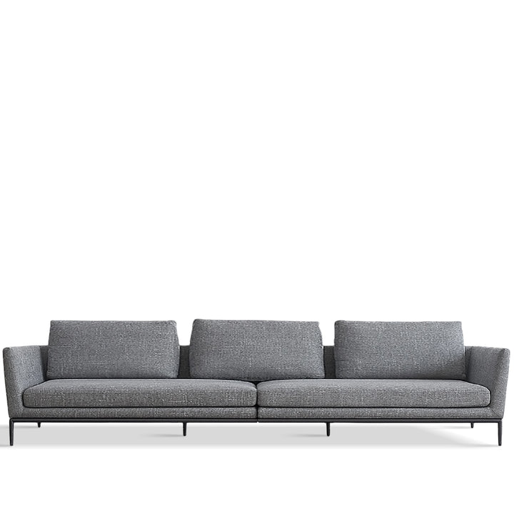 Minimalist Fabric 4.5 Seater Sofa GRACE White Background