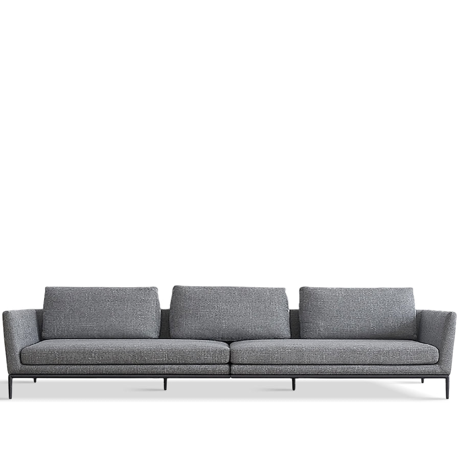 Minimalist Fabric 4.5 Seater Sofa GRACE White Background
