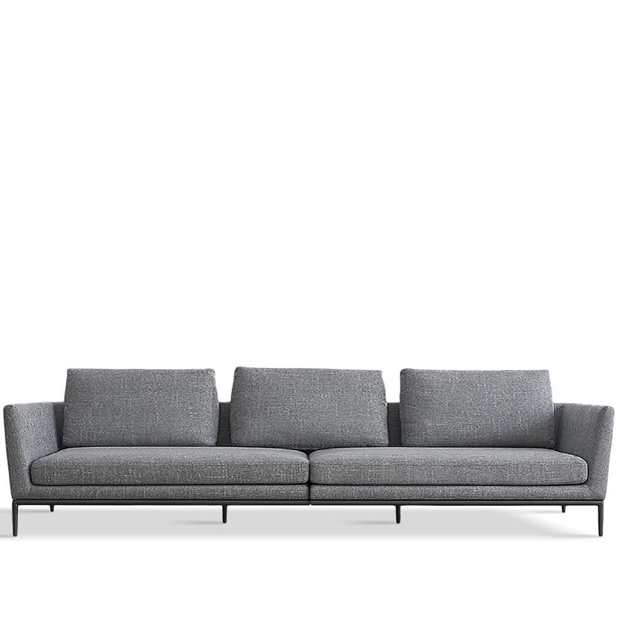 Minimalist Fabric 4 Seater Sofa GRACE White Background