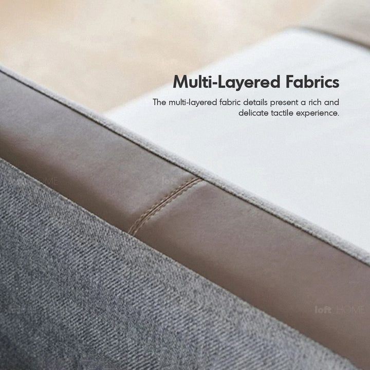 Minimalist Fabric Bed CHARLES Panoramic