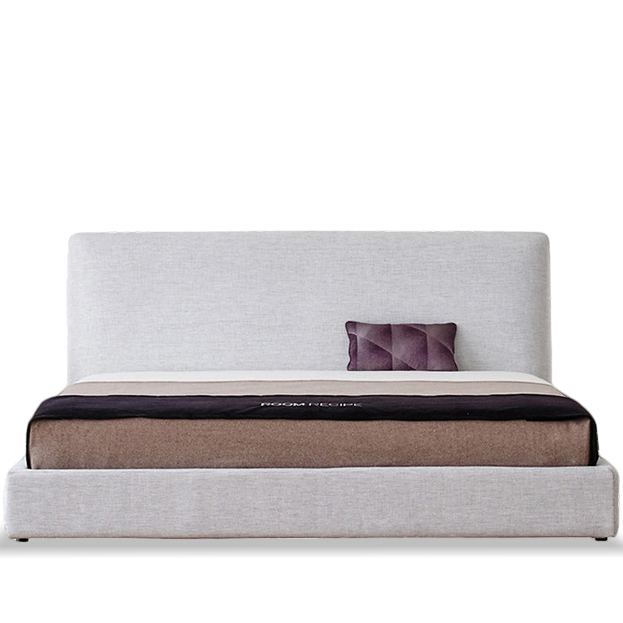 Minimalist Fabric Bed LINES White Background