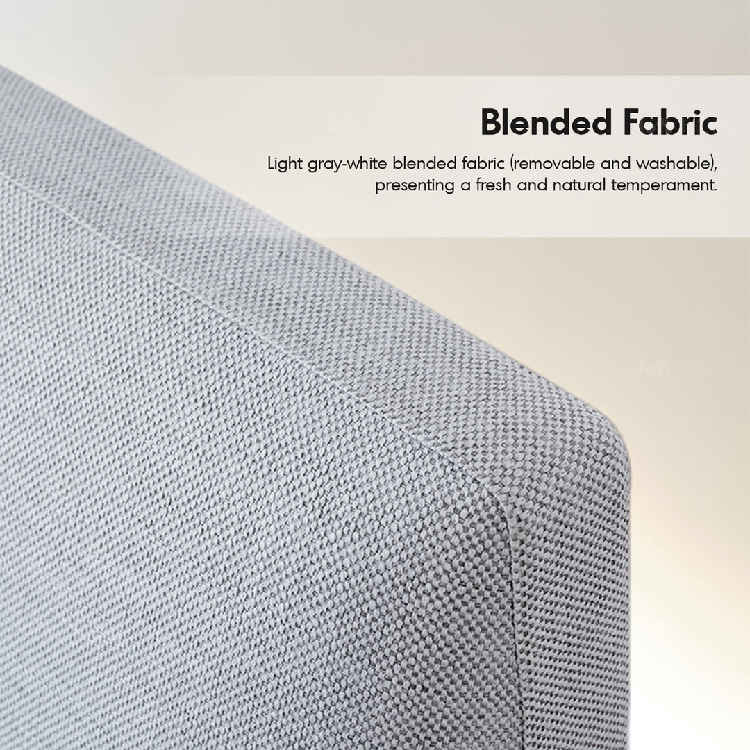 Minimalist Fabric Bed LINES Panoramic