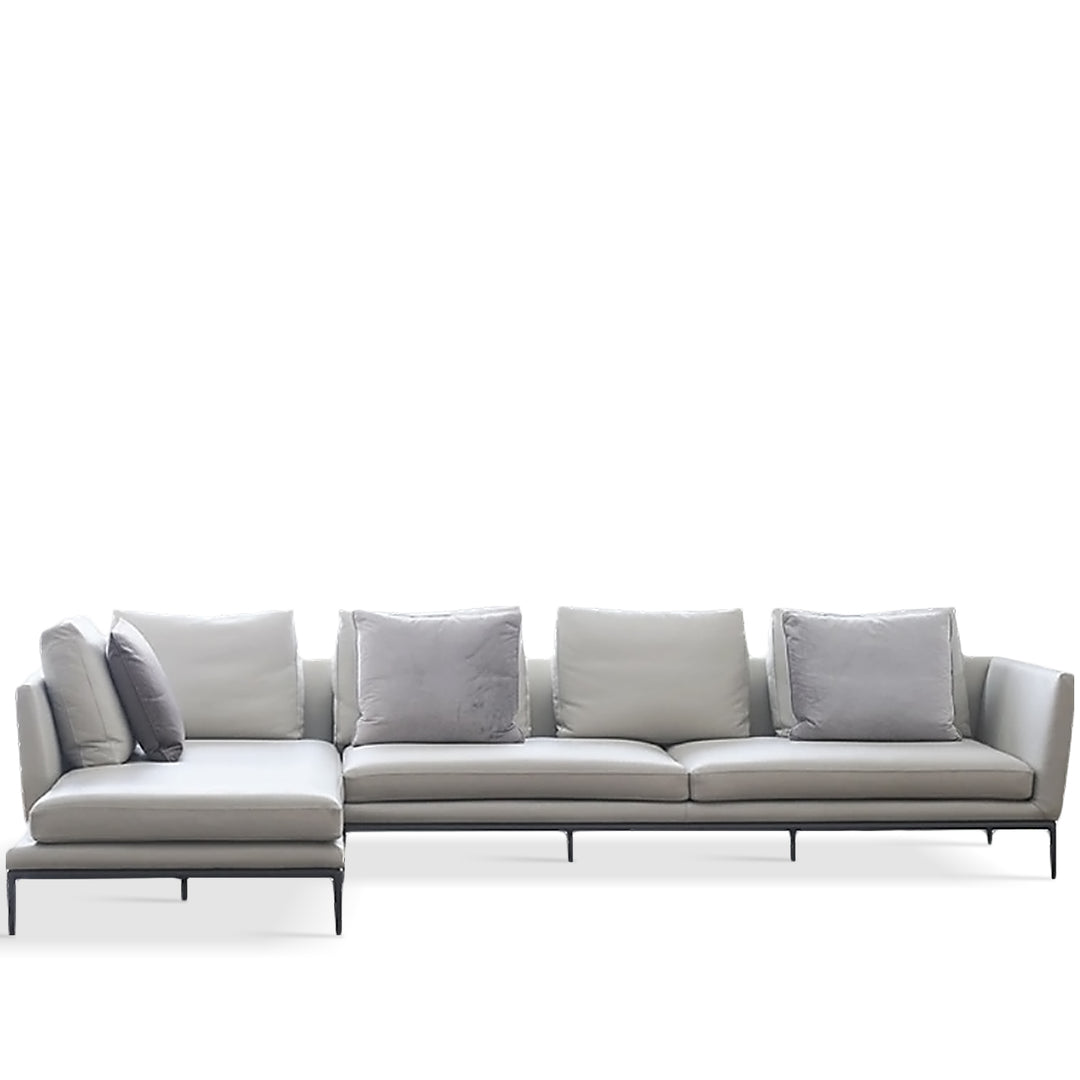 Minimalist Fabric L Shape Sectional Sofa GRACE 3+L Situational