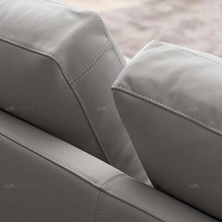 Minimalist Fabric L Shape Sectional Sofa GRACE 3+L Panoramic