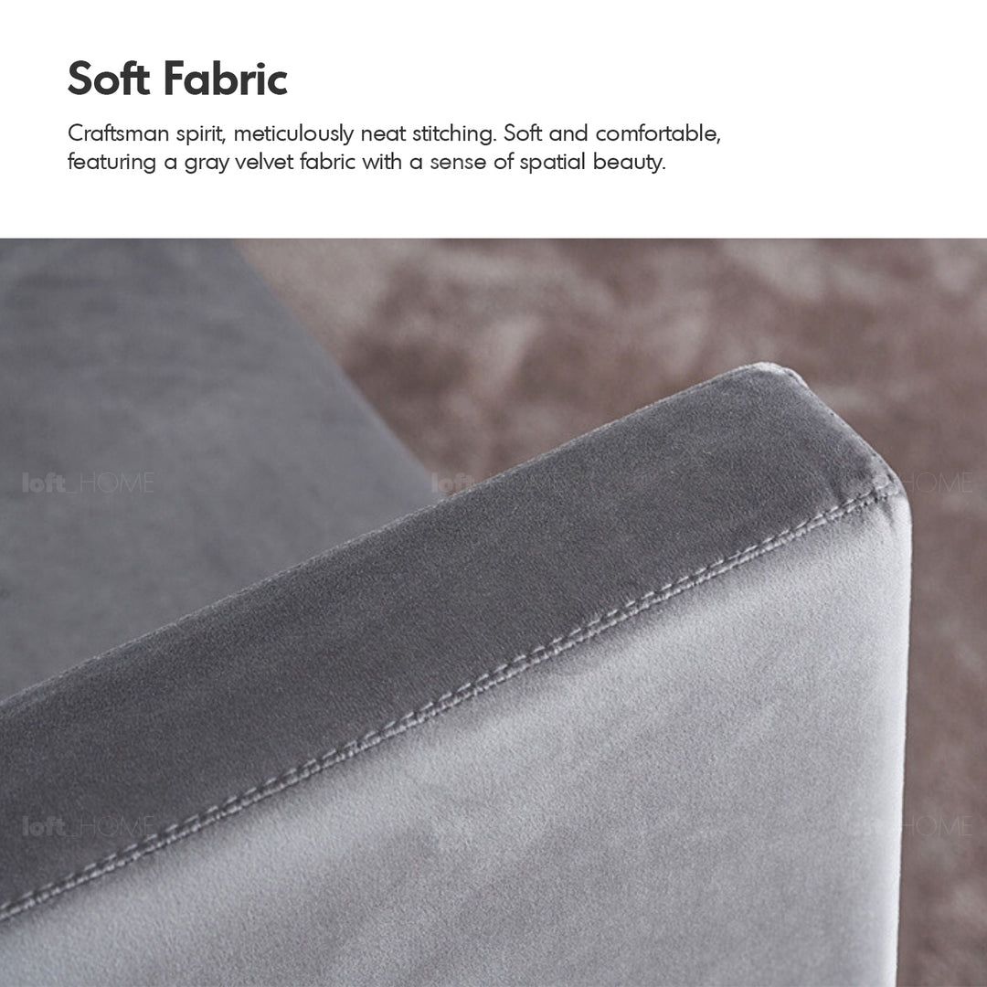 Minimalist Fabric Sofa Bed BOLOGNA Close-up