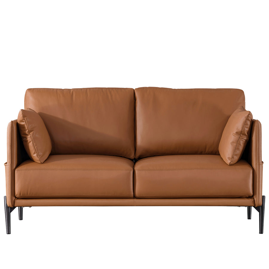 Minimalist Genuine Leather 2 Seater Sofa DANTE