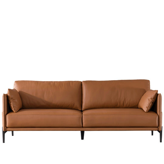 Minimalist Genuine Leather 3 Seater Sofa DANTE