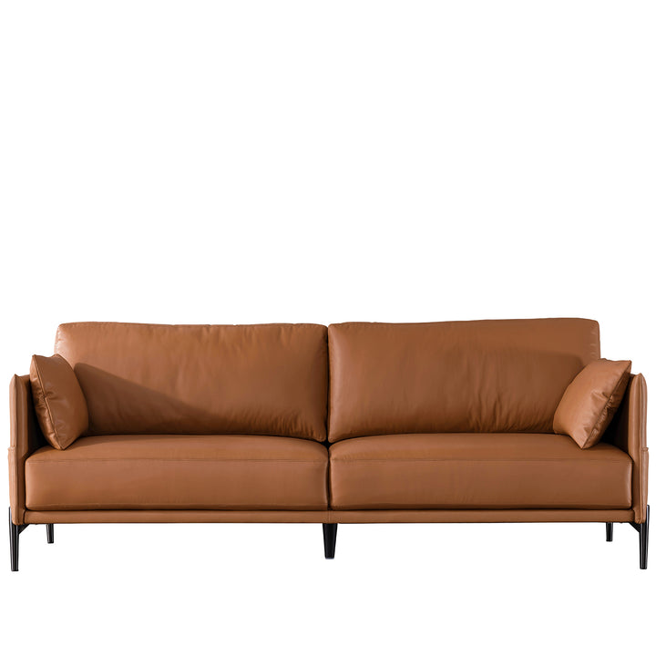 Minimalist Genuine Leather 3 Seater Sofa DANTE