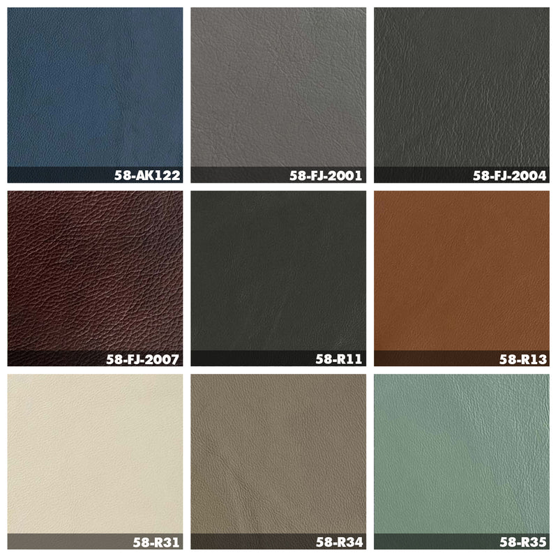 Modern Genuine Leather 3 Seater Sofa DANTE Color Swatches
