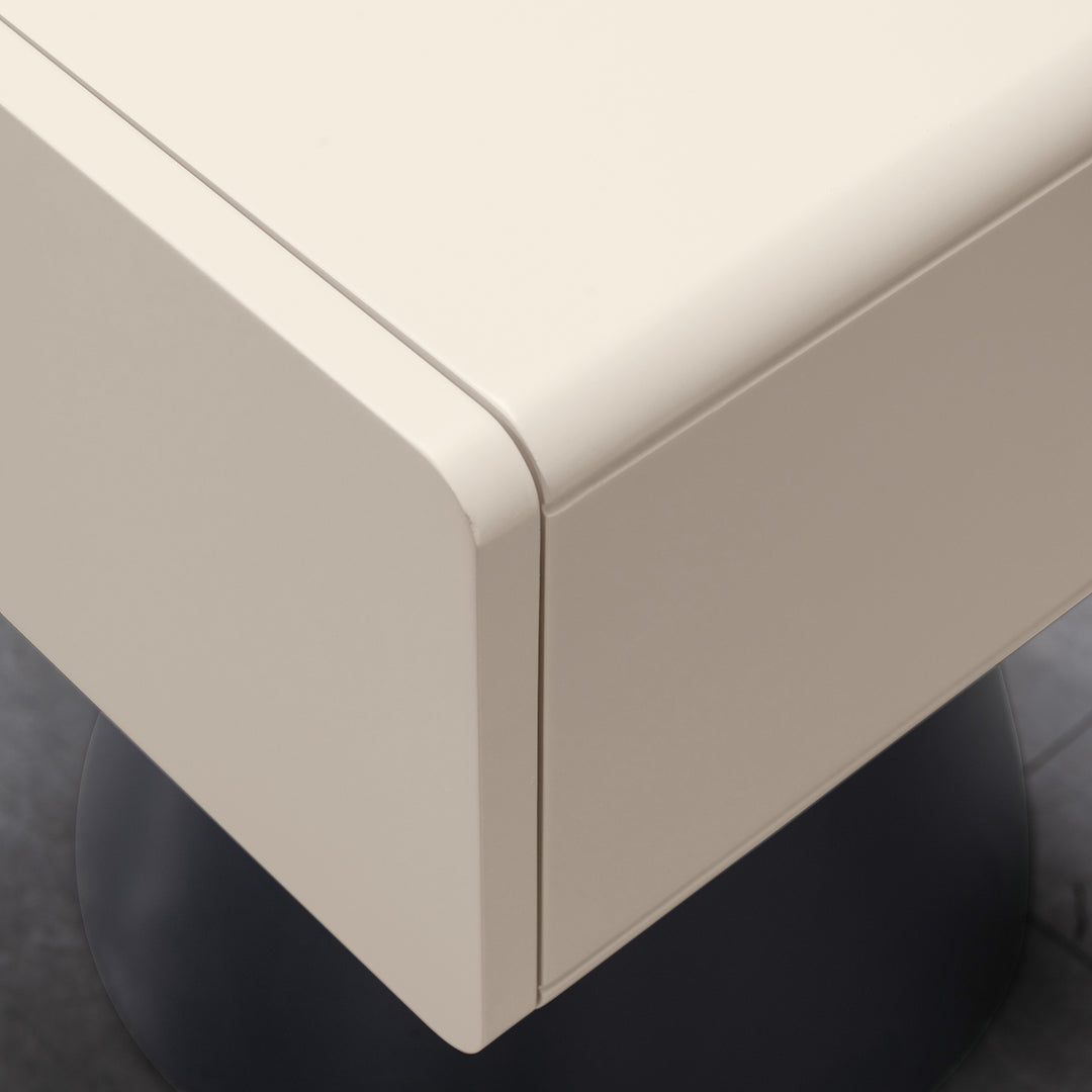 Minimalist plywood side table nubo color swatches.