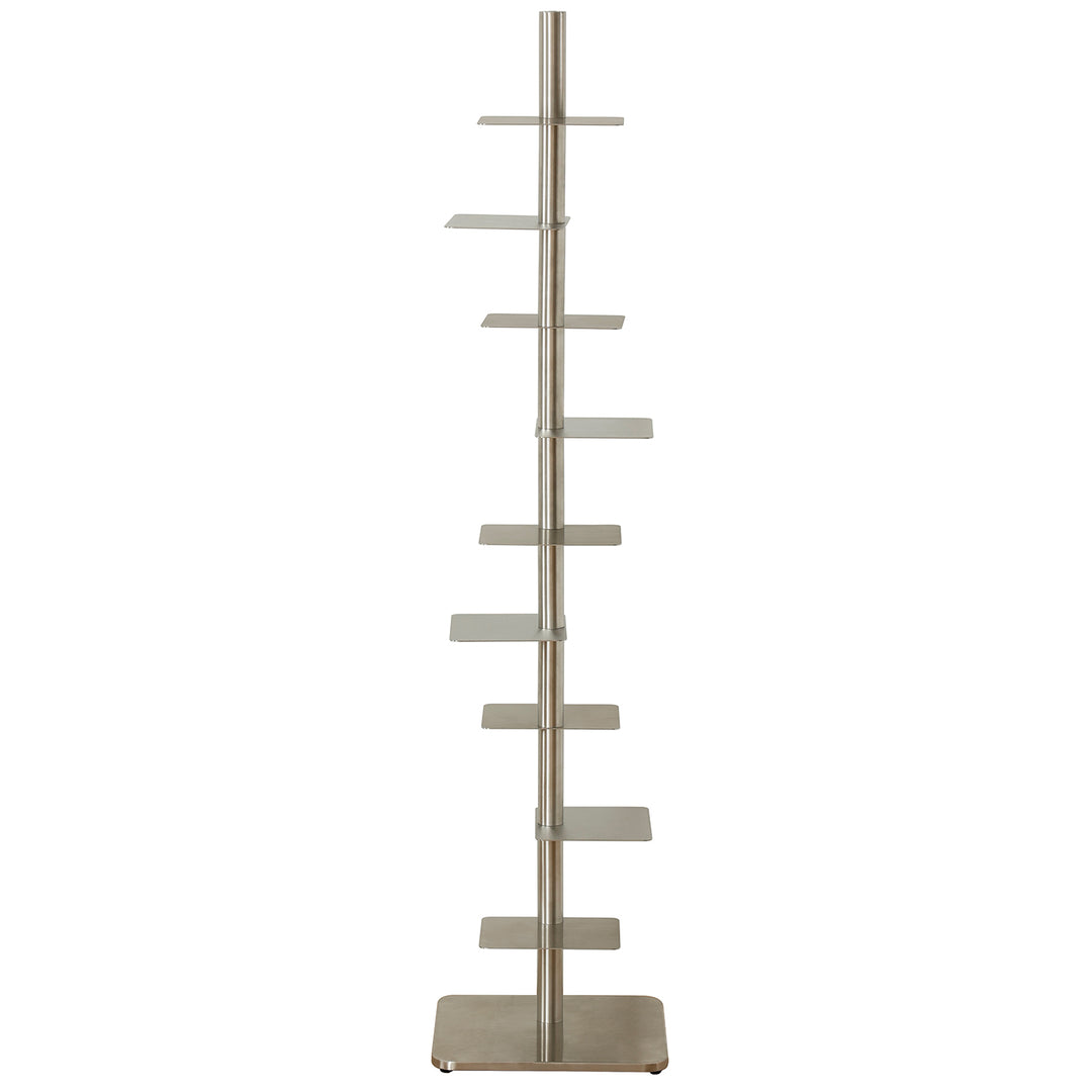Minimalist Steel Revolving Bookshelf STACK